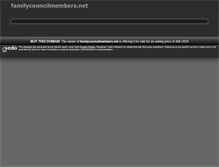 Tablet Screenshot of familycouncilmembers.net